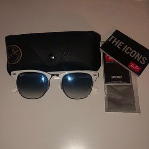 Brand new white rim clubmaster